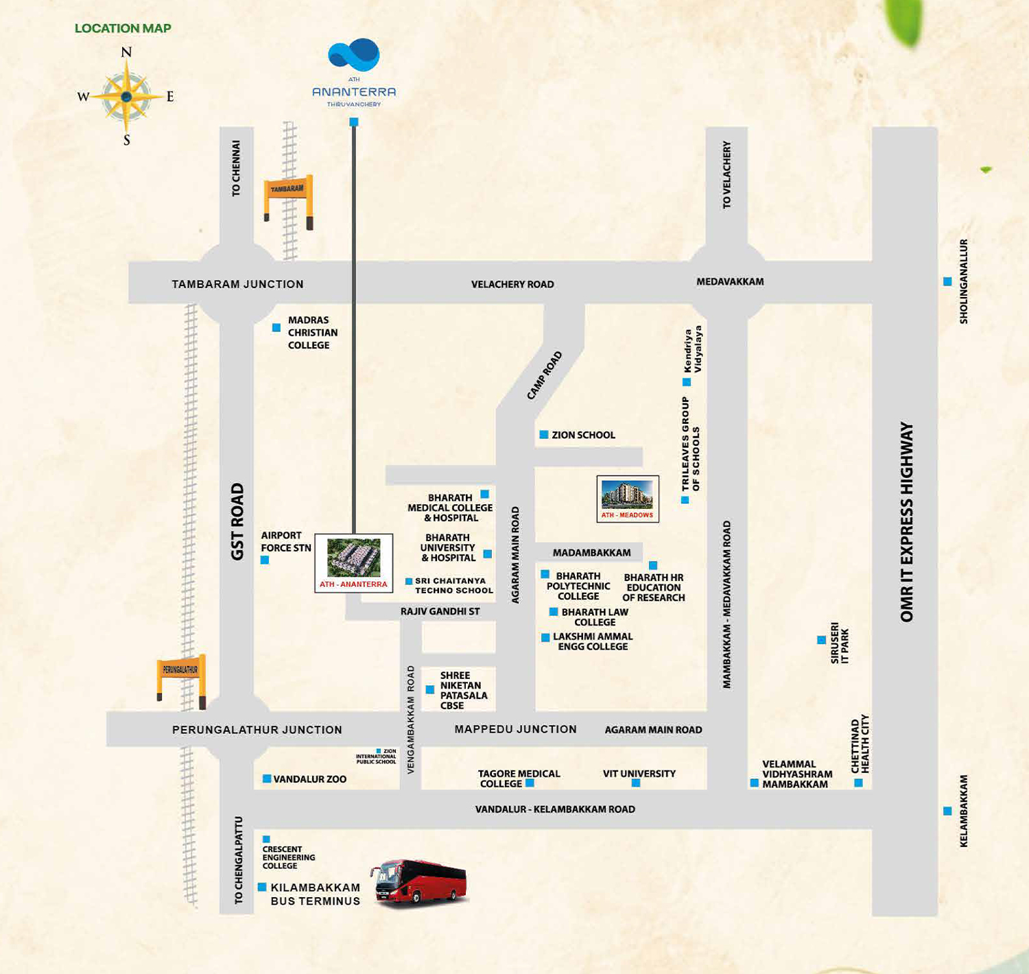 Anantera Location Map