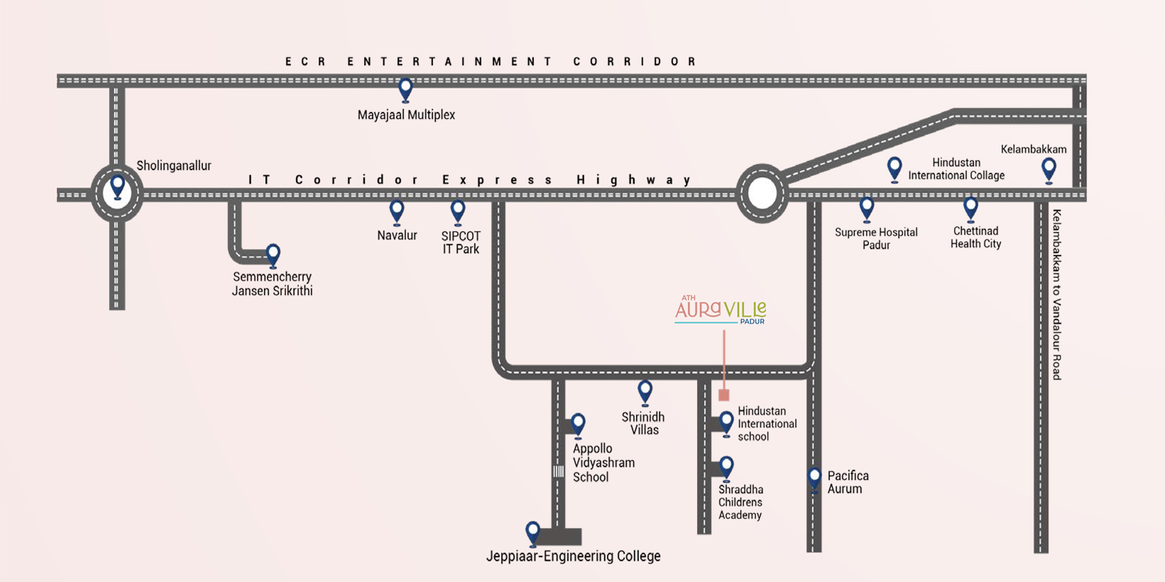 Aura Ville Location Map