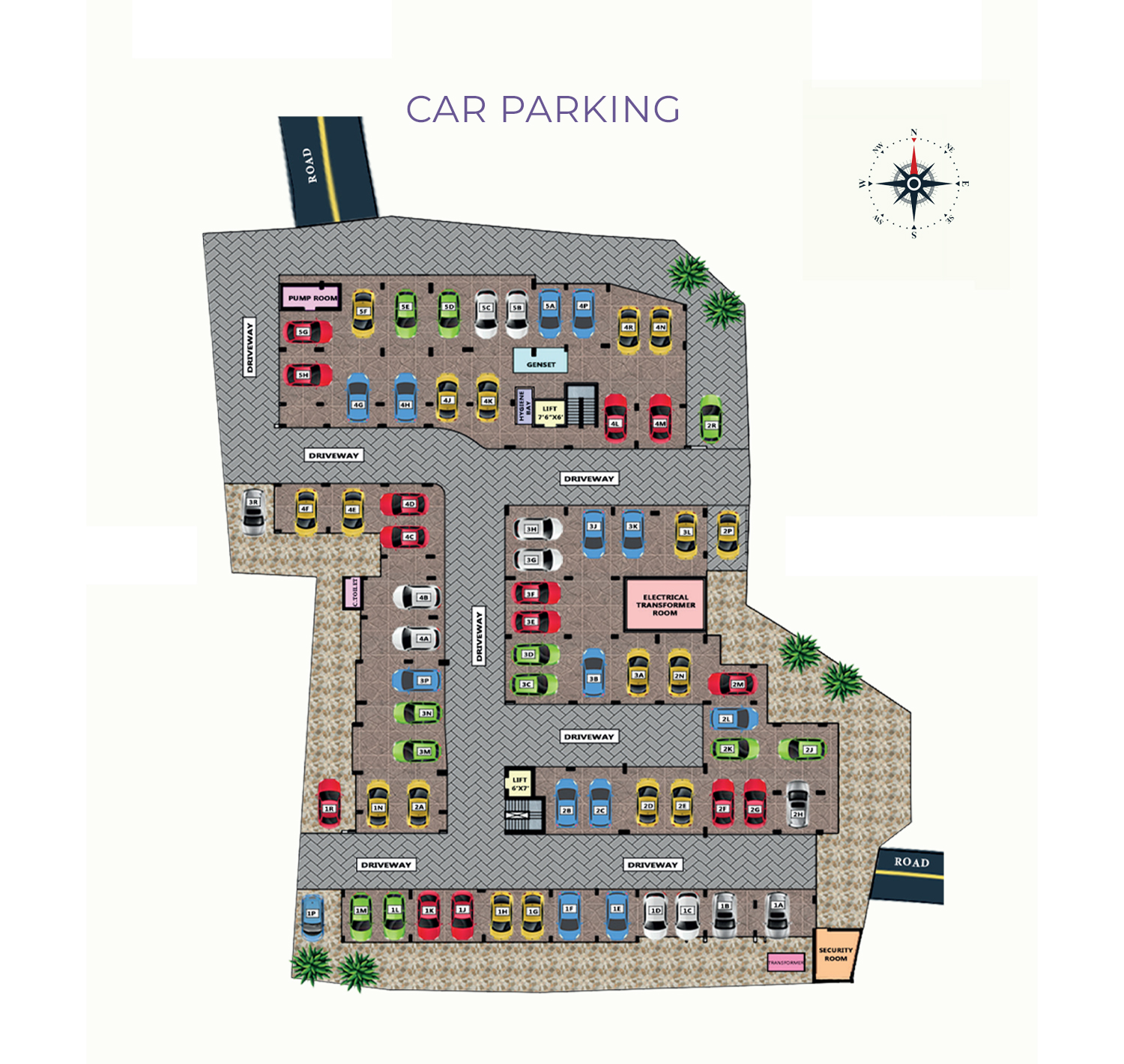 car parking-crown