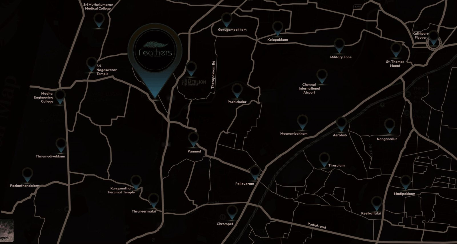 ATH Feathers Location Map